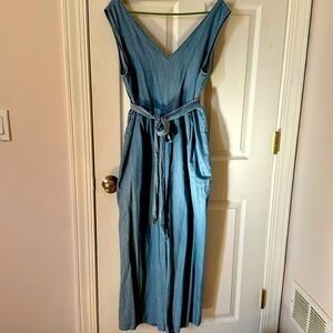 J Crew denim pants romper